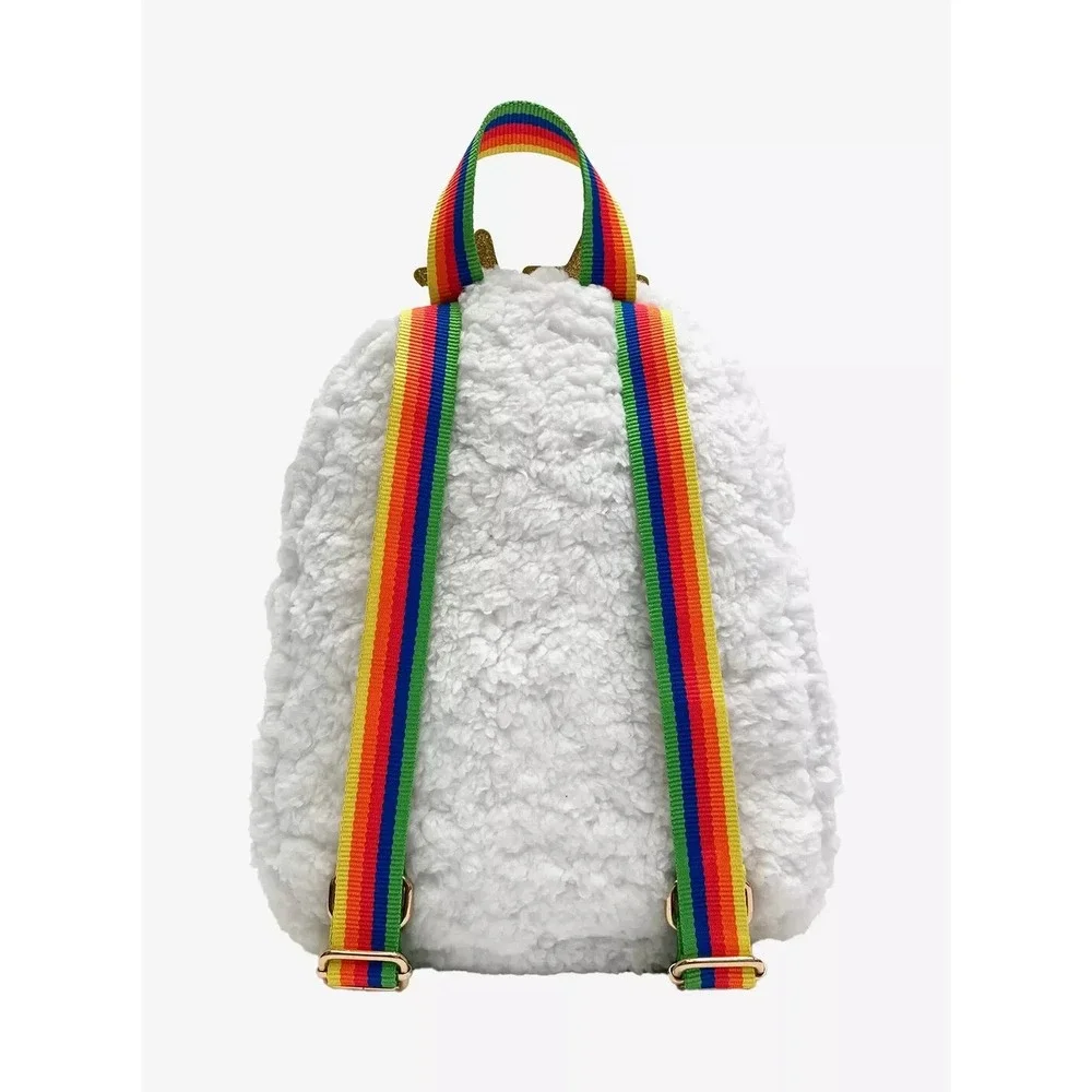 Rainbow Brite Twink Fuzzy Figural‎ Mini Backpack